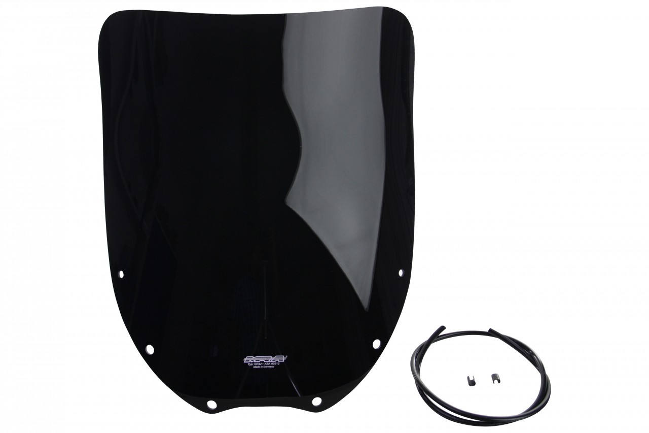 Szyba motocyklowa MRA OT KAWASAKI ZZR 600 ZX600D -1992, forma TN, czarna