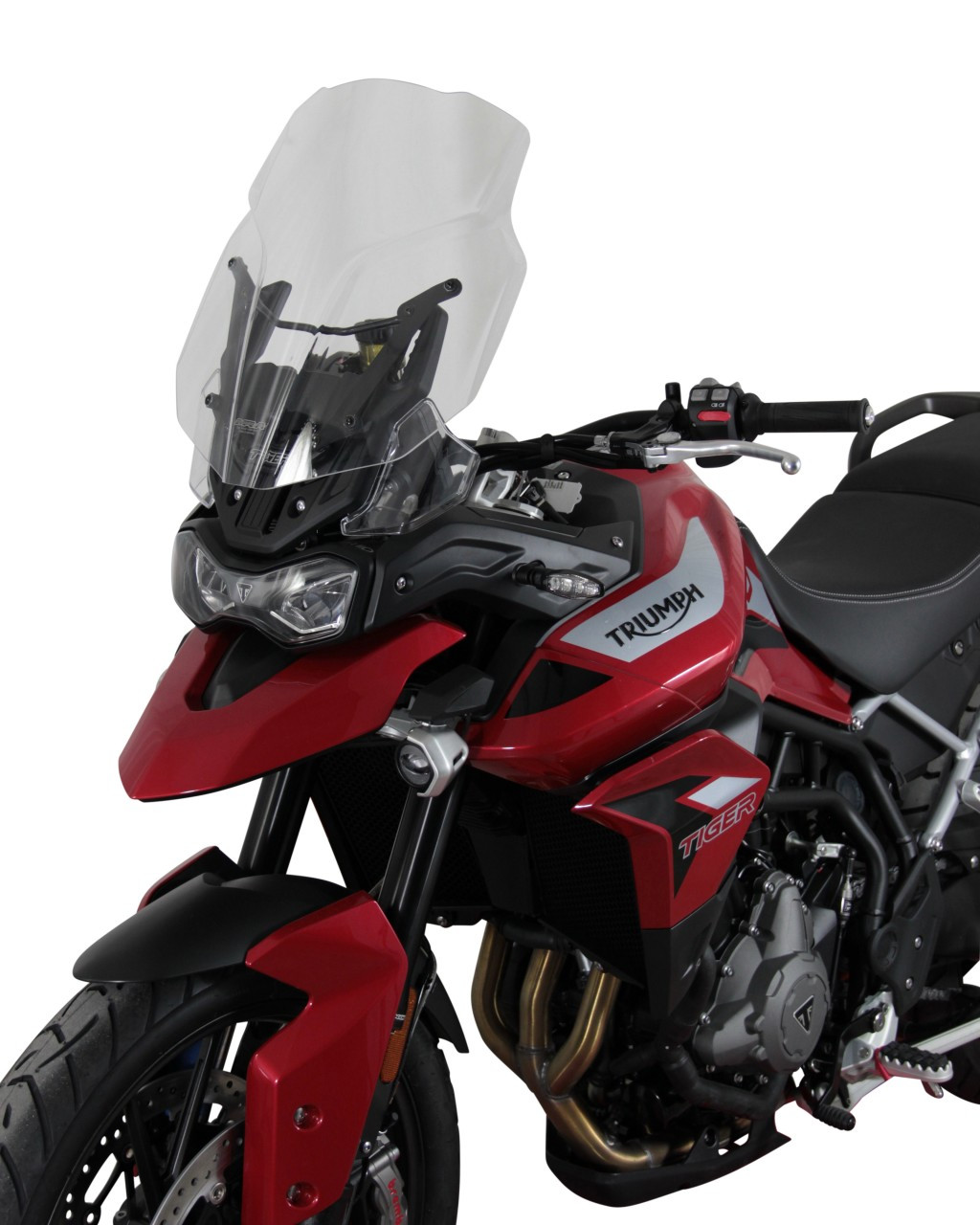 Szyba motocyklowa MRA TRIUMPH TIGER 900 /GT PRO 2019-, forma TM, bezbarwna