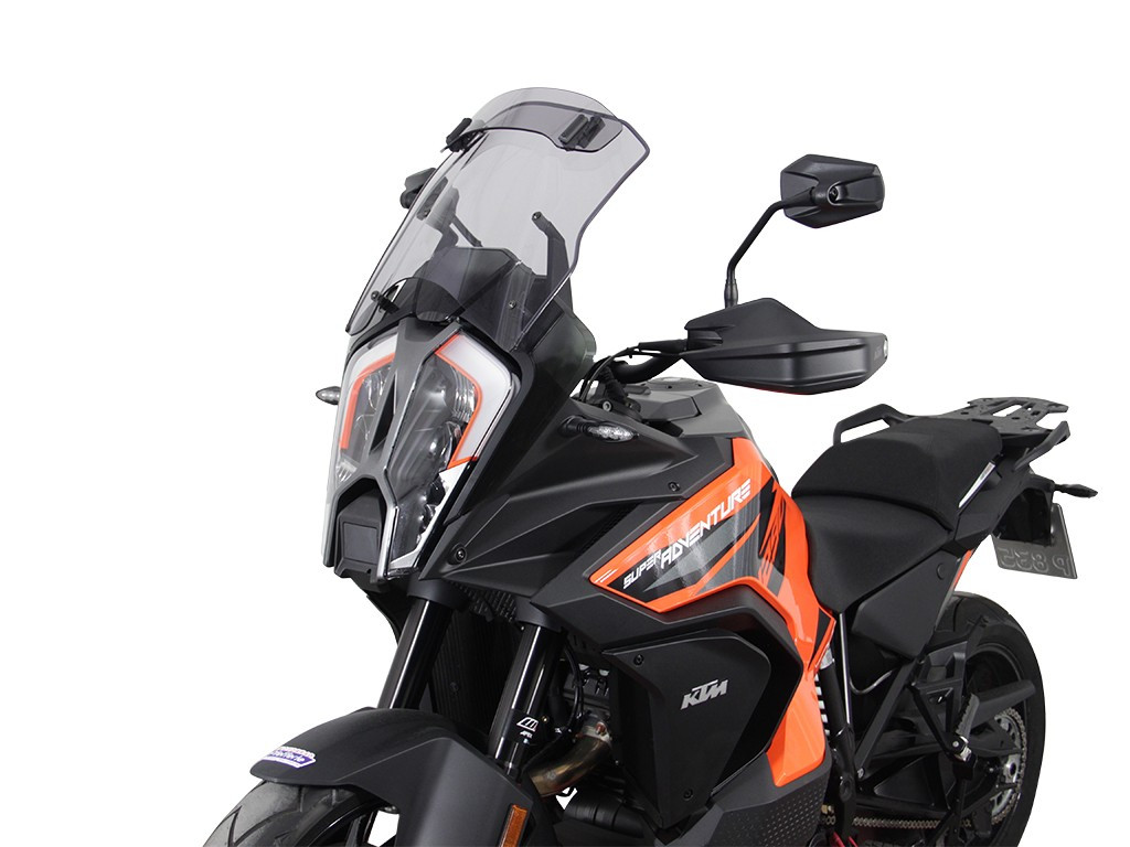 Szyba motocyklowa MRA KTM SUPERADVENTURE 1290 /S /R 2021-, forma VTM, przyciemniana