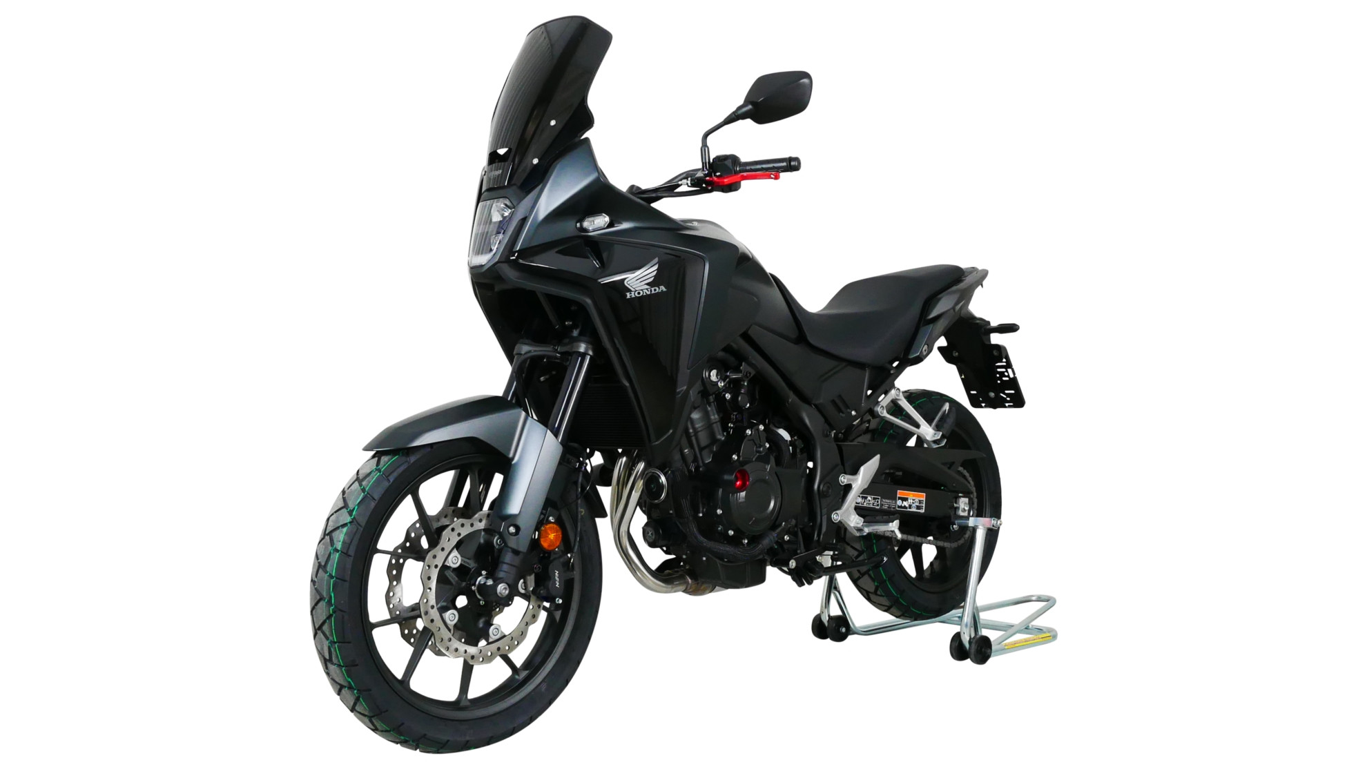 Szyba motocyklowa MRA HONDA NX 500 2024-, forma T, czarna