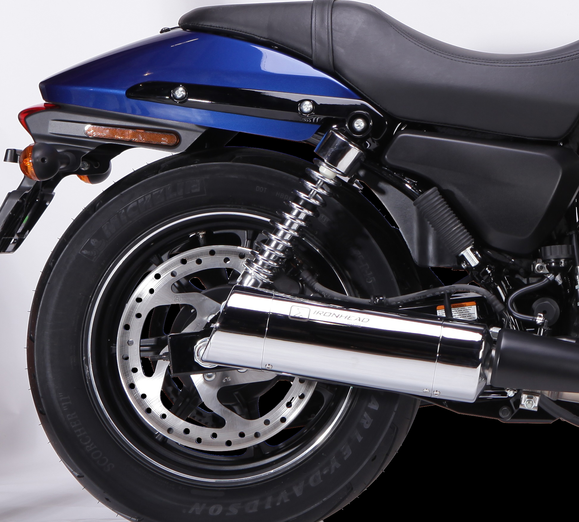 IRONHEAD END CAPS typ CAP (długość: Ø 112 mm., materiał: Inox AISI304, kolor: Bright chrome) SLASHED END CAP (CHROME)