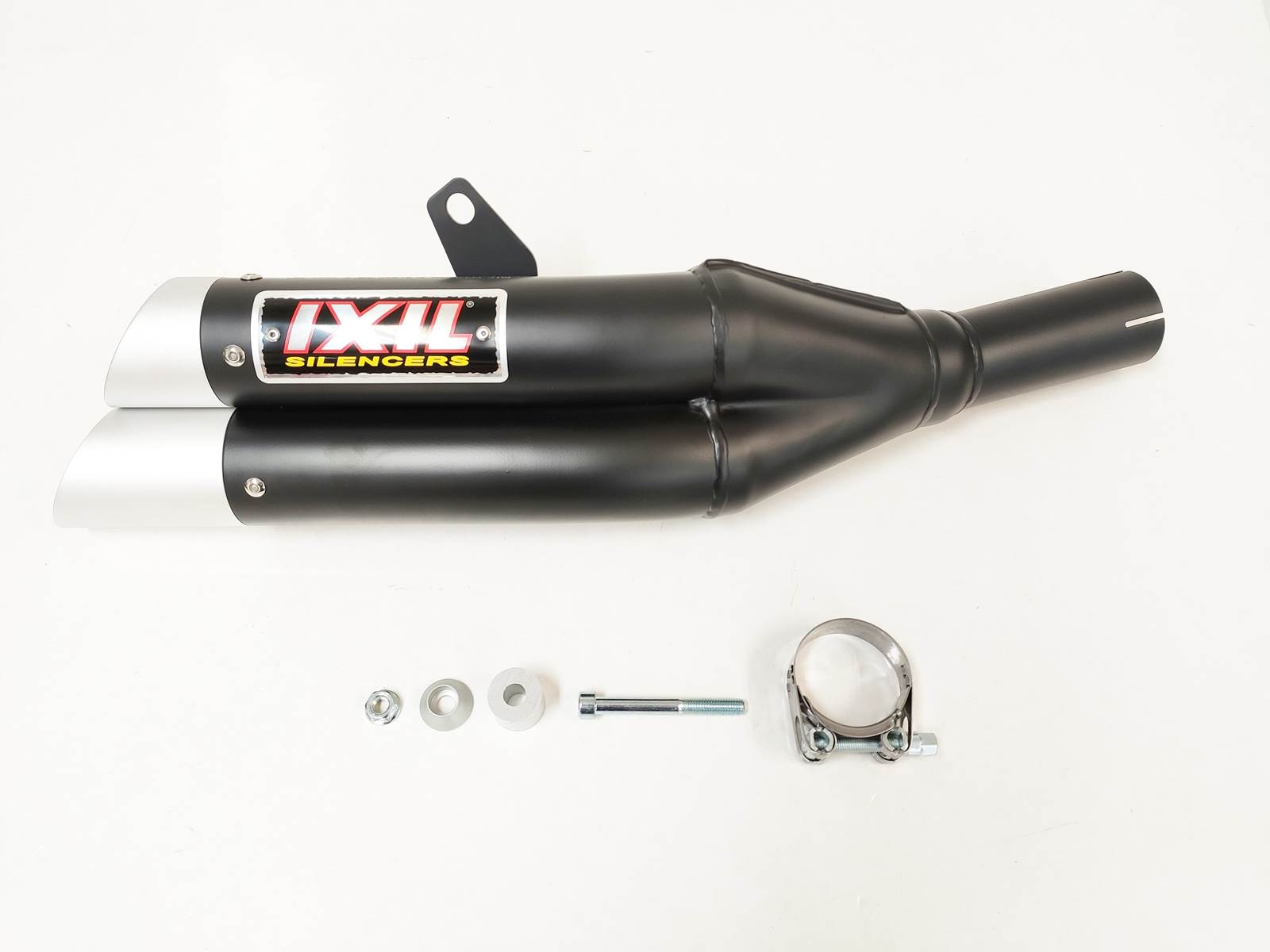 Tłumik IXIL HONDA CB 500 X 13-16 (PC46) typ L3XB (waga: 3000g, długość: 370 mm., materiał: Inox AISI304, kolor: Anodized aluminu