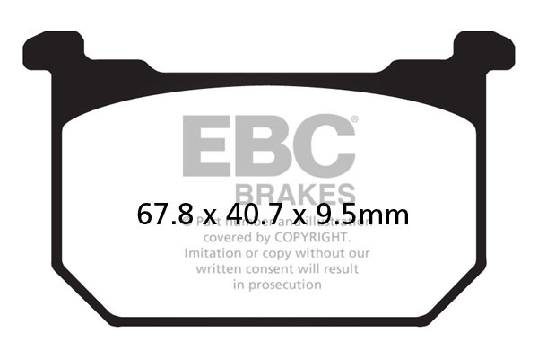 EBC Brakes Klocki hamulcowe EBC FA068 (kpl. na 1 tarcze)