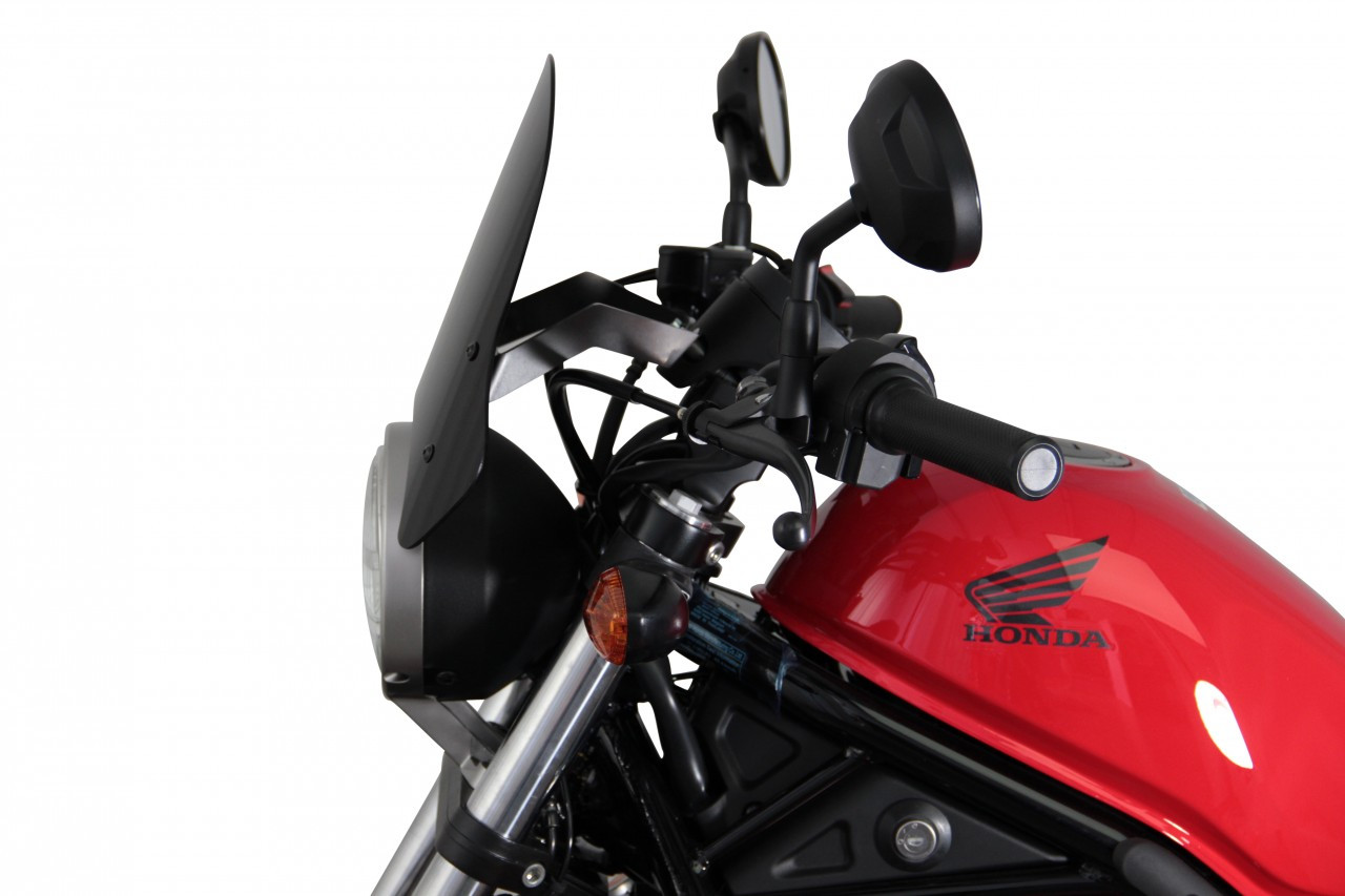 Szyba motocyklowa MRA HONDA CMX 500 REBEL 2017-2019, forma NSP, czarna