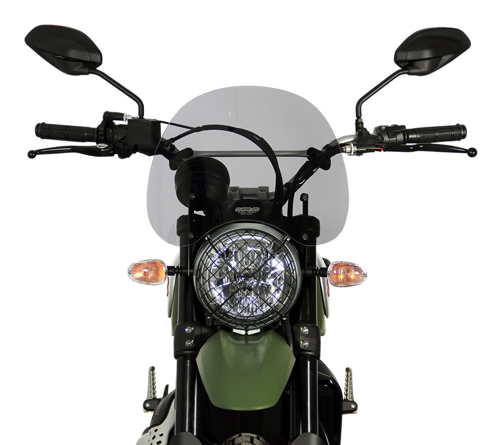 Szyba motocyklowa MRA DUCATI SCRAMBLER 800 K1 -2018, forma NT, czarna