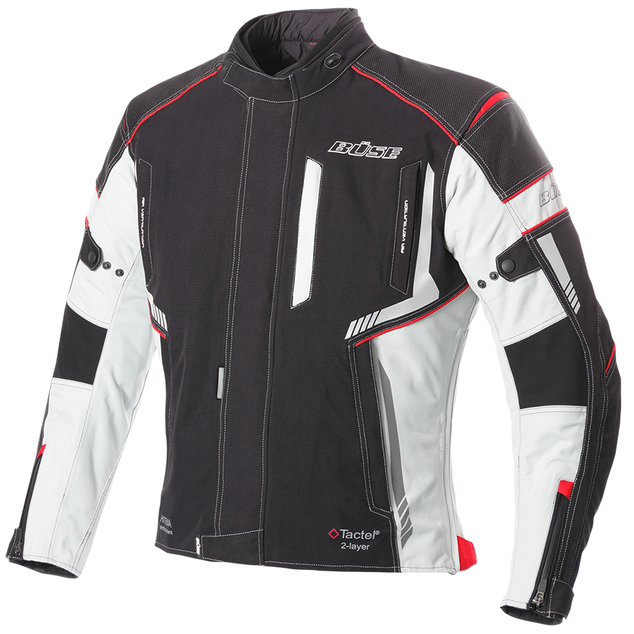 Kurtka motocyklowa BUSE Salamanca czarno/szara