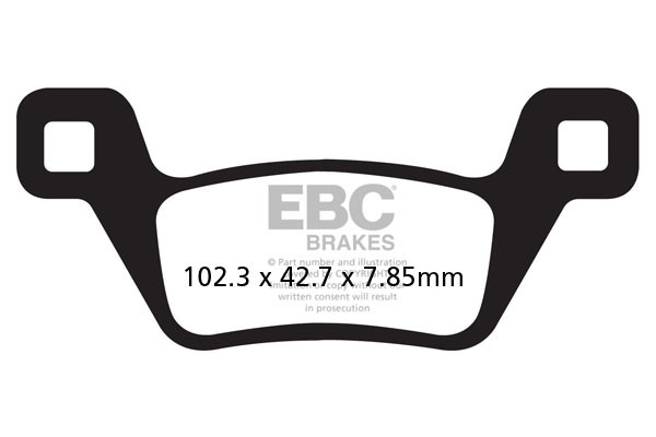 EBC Brakes Klocki hamulcowe EBC FA600R (kpl. na 1 tarcze)