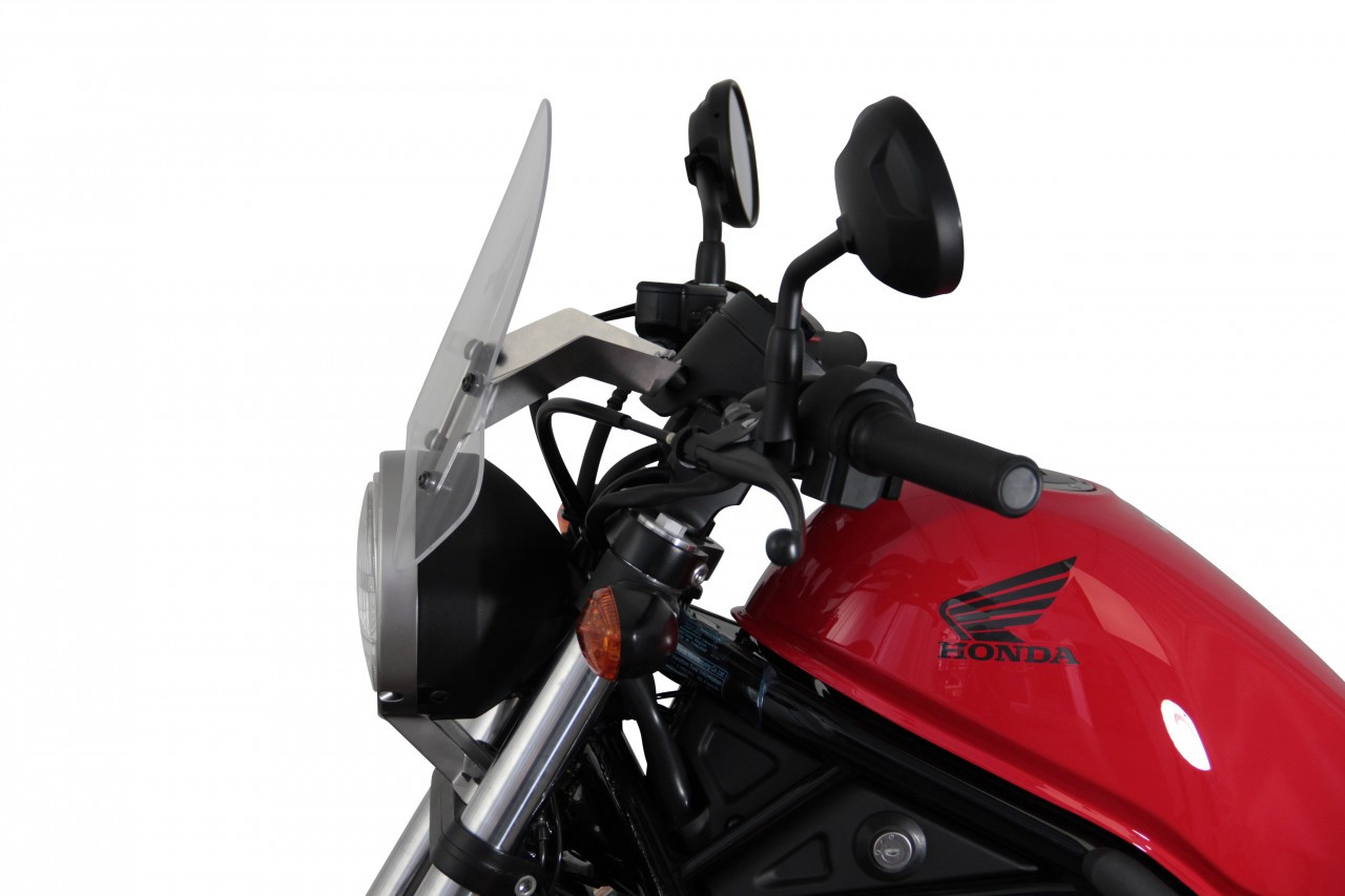 Szyba motocyklowa MRA HONDA CMX 500 REBEL 2017-2019, forma NSP, bezbarwna