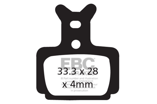 CFA470HH - Klocki hamulcowe rowerowe (spiekane) EBC Brakes