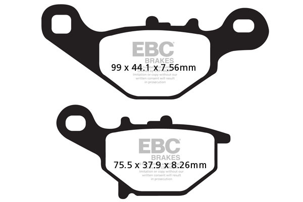 EBC Brakes Klocki hamulcowe EBC FA230TT (kpl. na 1 tarcze)