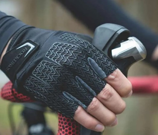 Rękawiczki rowerowe / sportowe ROCKBROS (S169-BGR) czarno- szare