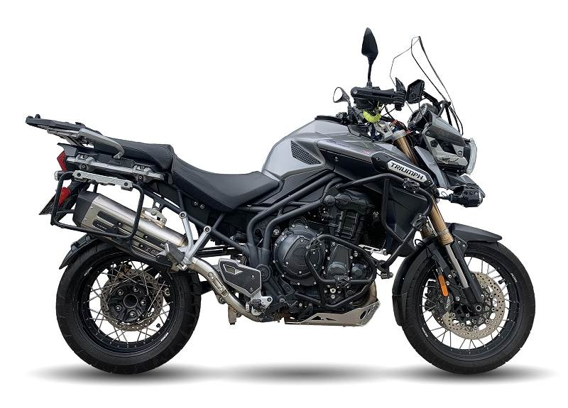Tłumik IXIL TRIUMPH TIGER 1200 12-22 (V13VG V201 V301) typ MXT (waga: 4920g, długość: 540 mm., materiał: Inox AISI304, kolor: Bl