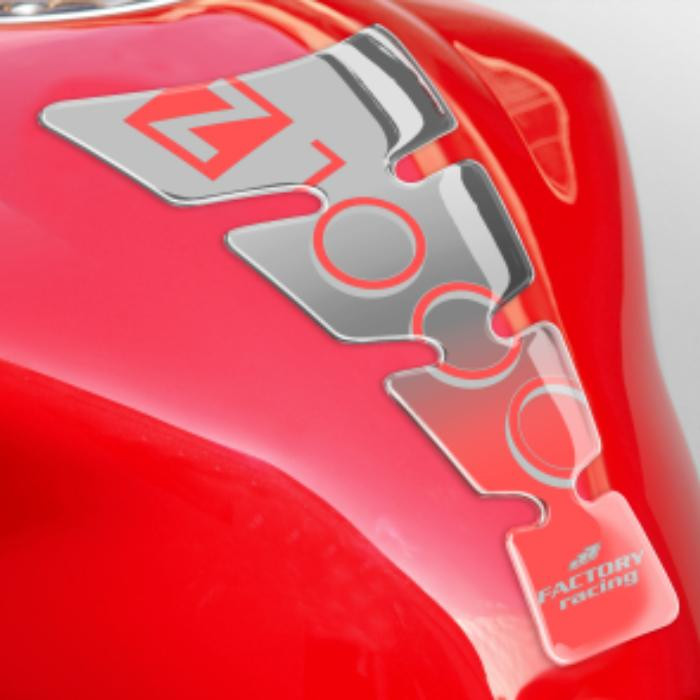ONEDESIGN Tankpad Spirit shape logo Z1000 srebrny/transparentny