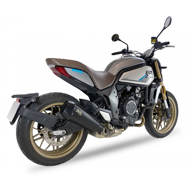 Tłumik IXIL CFMOTO 700 CL-X 19-23 (CF700-2) HERITAGE/SPORT/ADVENTURE typ RC3B SLIP ON - SPORT XTREM BLACK (Homologacja)