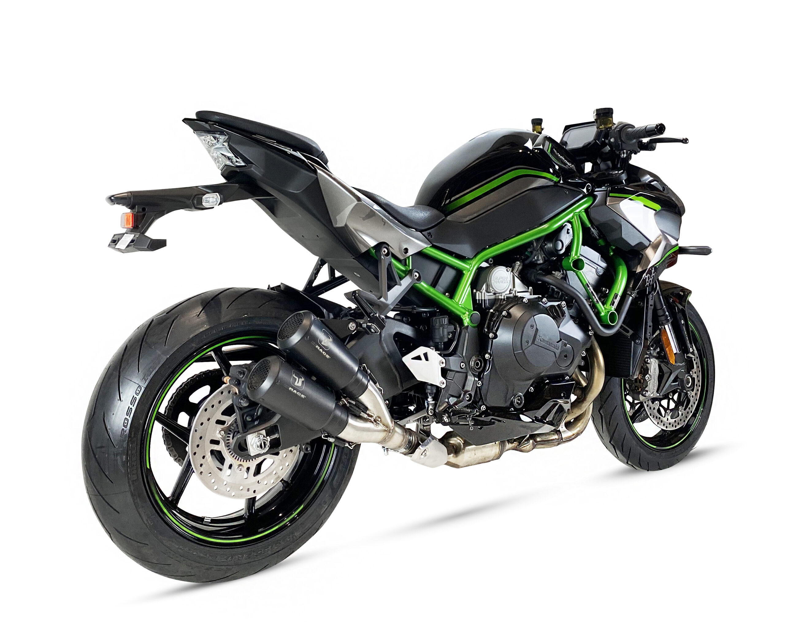 Tłumik IXRACE KAWASAKI Z H2 20-23 (ZRT00K,ZRT00P) typ MK2B DUAL MK2 SERIES BLACK