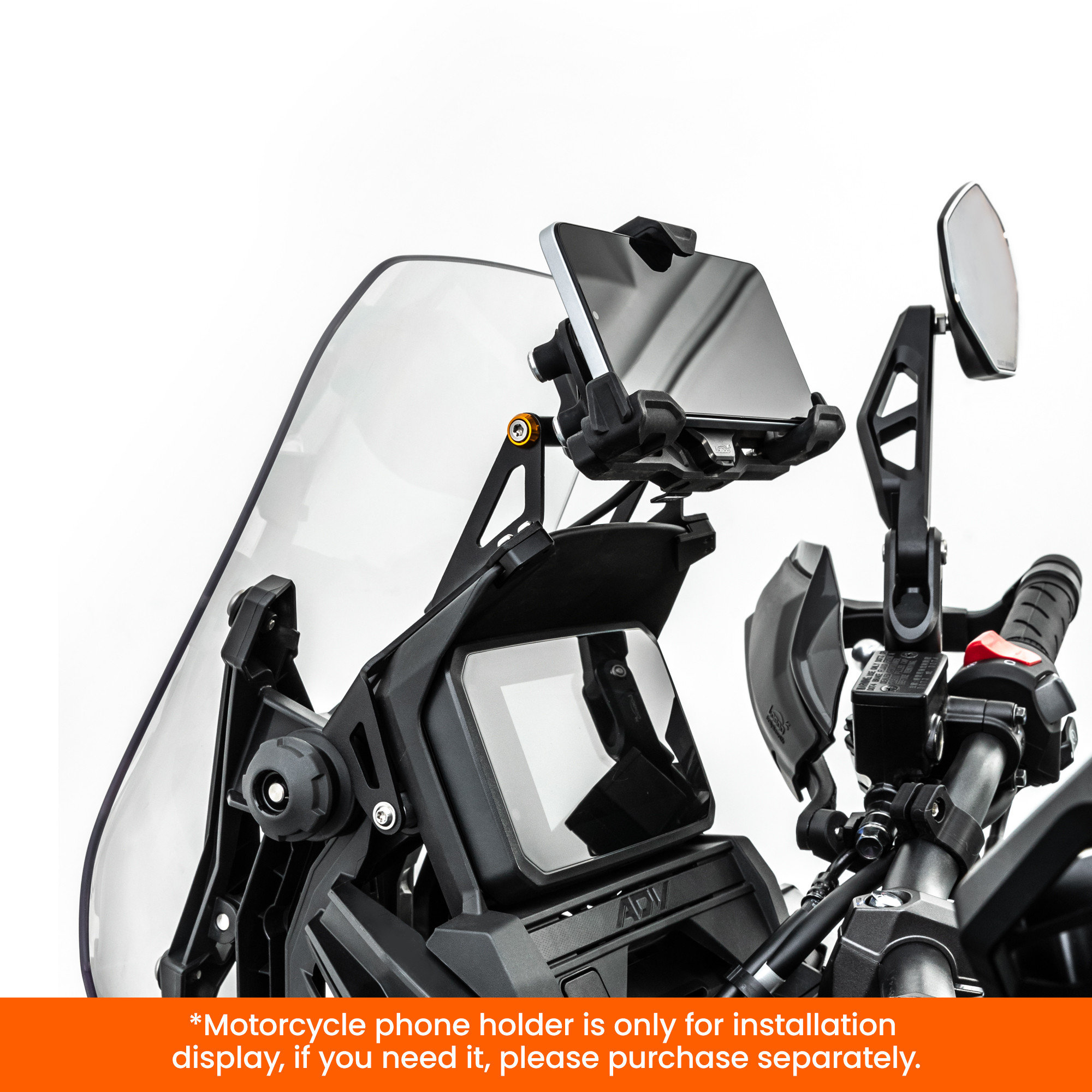 LOBOO Zestaw montażowy GPS do motocykli HONDA FORZA350 (2025-) belka 12mm