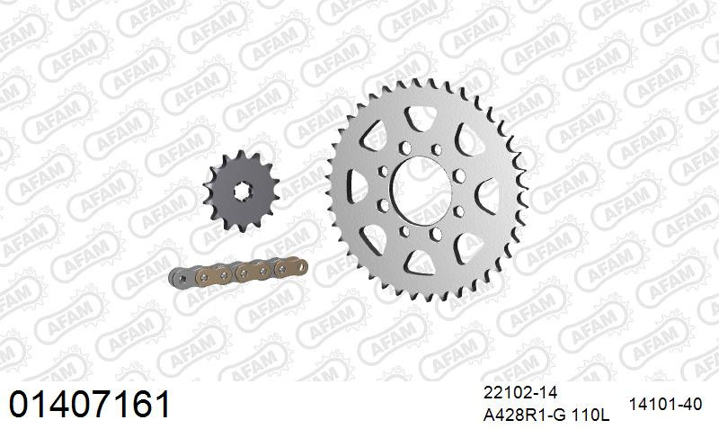 Zestaw napędowy AFAM do SUZUKI GT 80 L