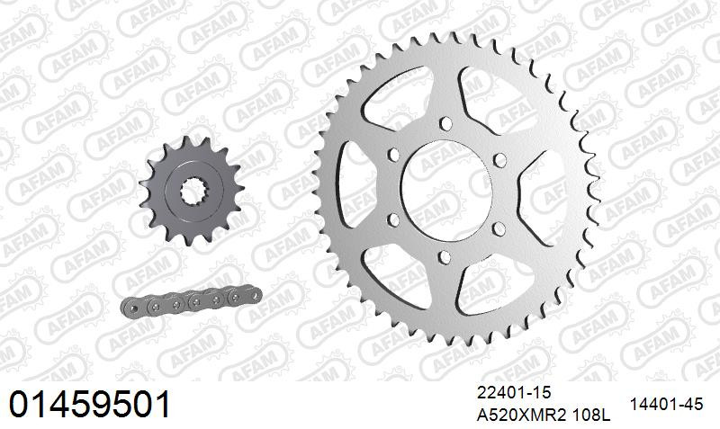 Zestaw napędowy AFAM do SUZUKI DR 500 X,Z,D