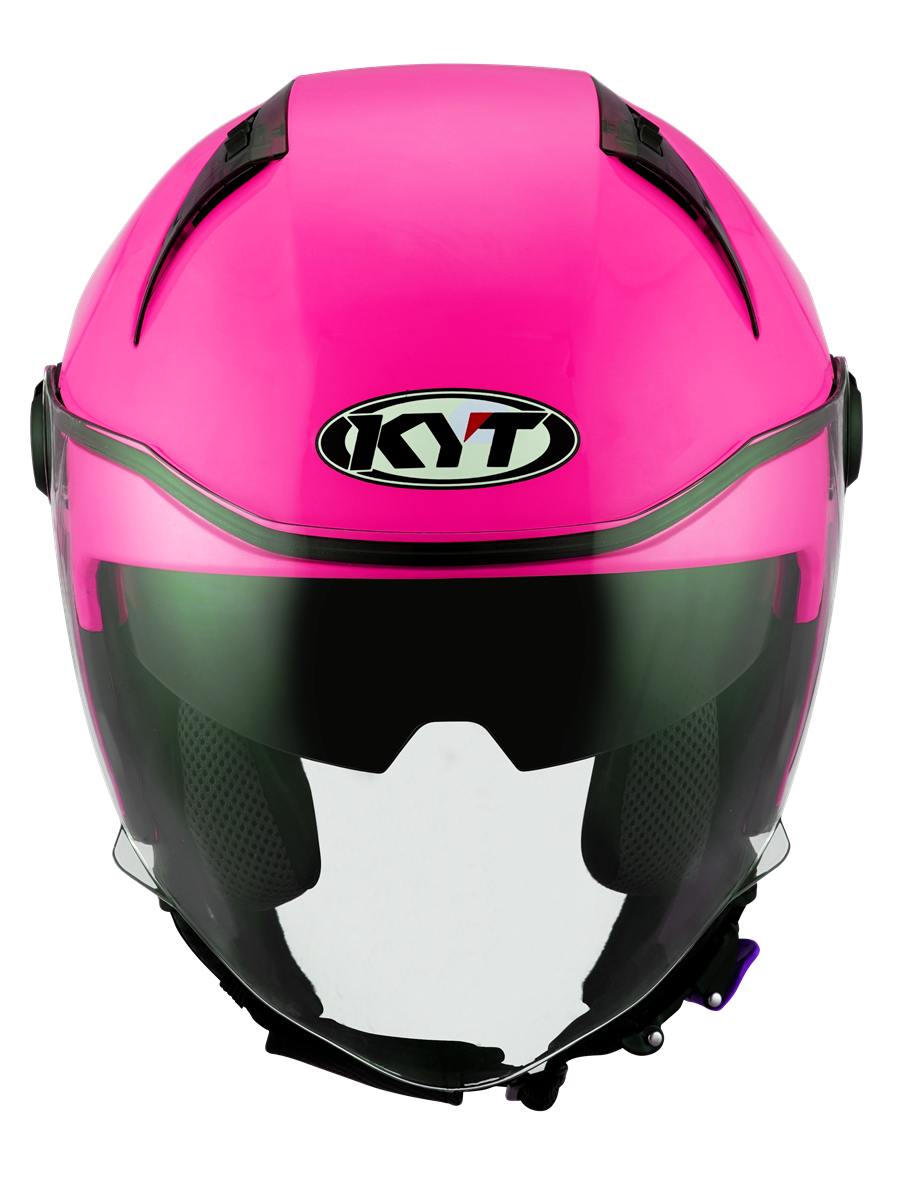 Kask Motocyklowy KYT D-CITY połysk fuxia fluo ECE/ONU 22-06