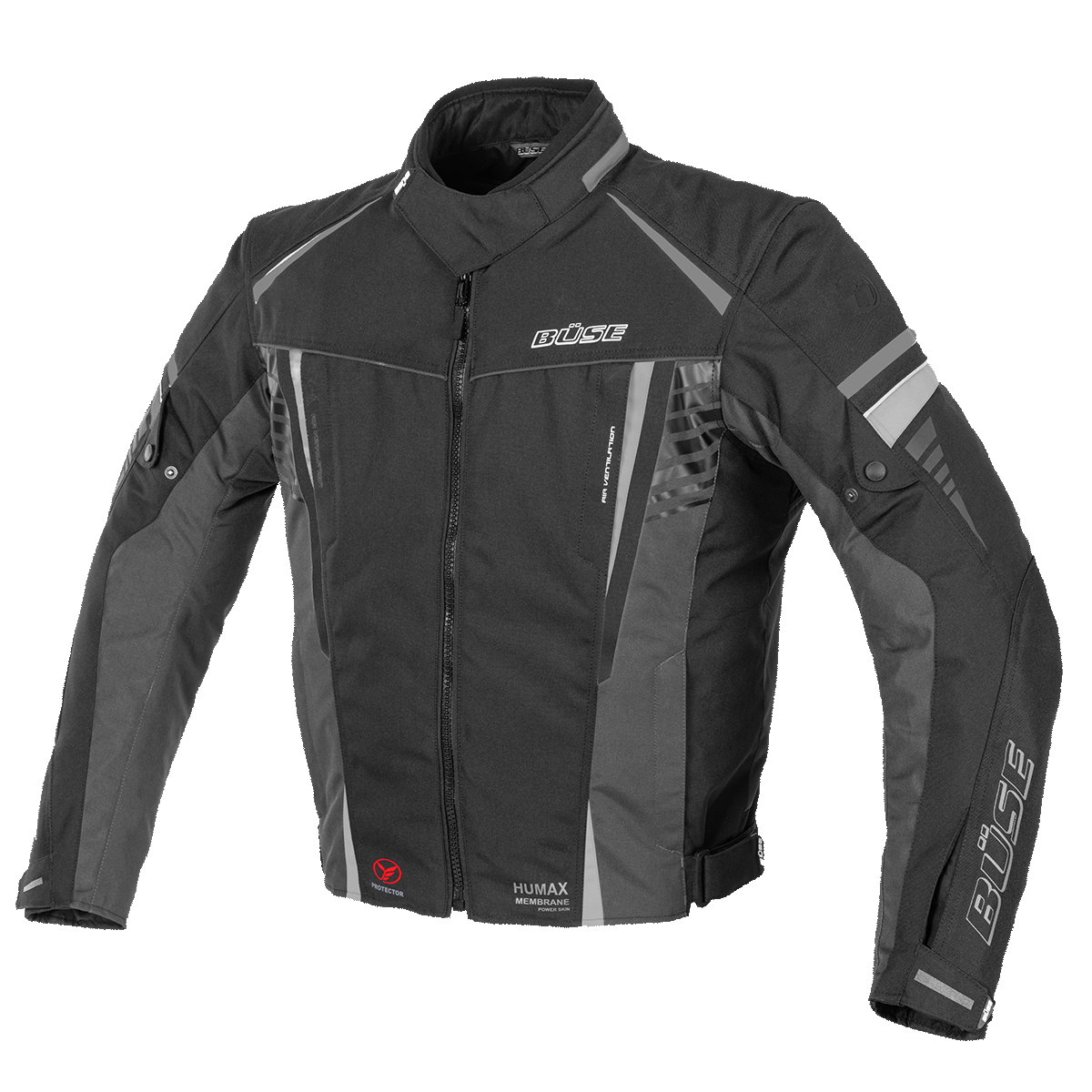 Kurtka motocyklowa BUSE Miles czarna
