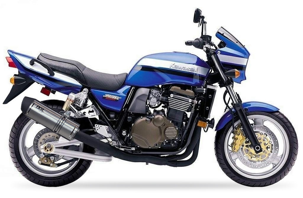 Tłumik IXIL KAWASAKI ZRX 1100 - ZRX 1100 II (ZRT10C) typ SOVE (waga: 3000g, długość: 423 mm., materiał: Inox AISI304, kolor: Bla