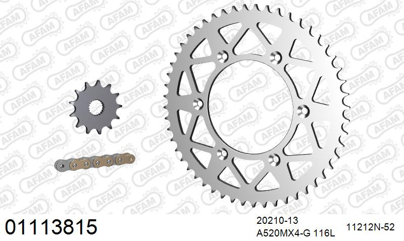 Zestaw napędowy AFAM do HONDA CR 125 R 5,6,7