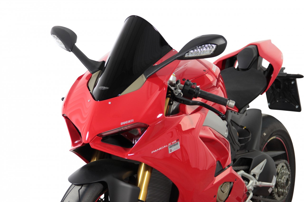 Szyba motocyklowa MRA DUCATI PANIGALE V2 2020-2024, forma R, czarna