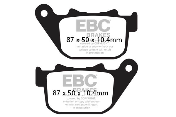 Klocki hamulcowe EBC EPFA387HH Extreme Pro (kpl. na 1 tarcze)