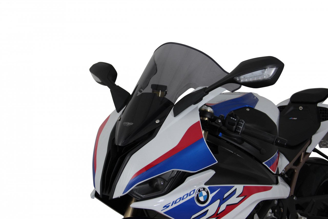 Szyba motocyklowa MRA BMW S1000 RR 2019-2022, forma R, przyciemniana