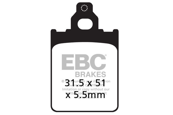Klocki hamulcowe EBC SFA186 skuterowe (kpl. na 1 tarcze)