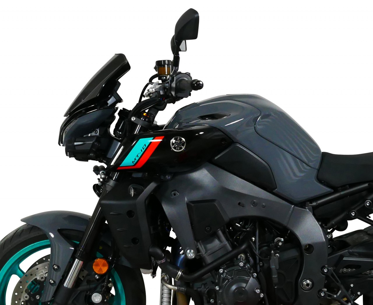 Szyba motocyklowa MRA YAMAHA MT-10 2022-, forma NRM, czarna