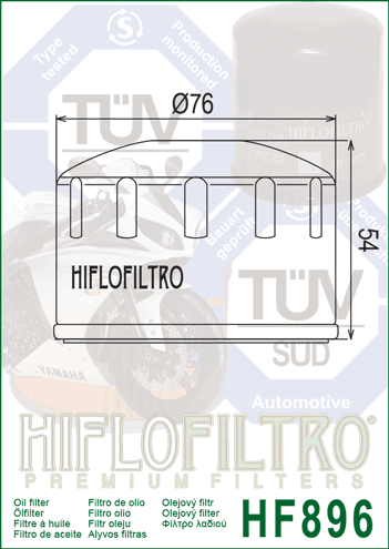 FILTR OLEJU HIFLO HF896 URAL 750