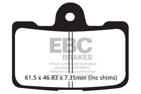 EBC Brakes Klocki hamulcowe EBC FA454/4HH wzmacniane (kpl. na 1 tarcze)