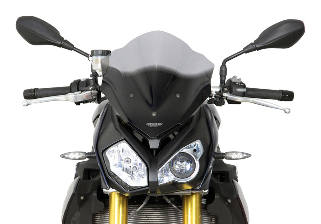 Szyba motocyklowa MRA BMW S1000 R K10 2014-2020, forma R, przyciemniana