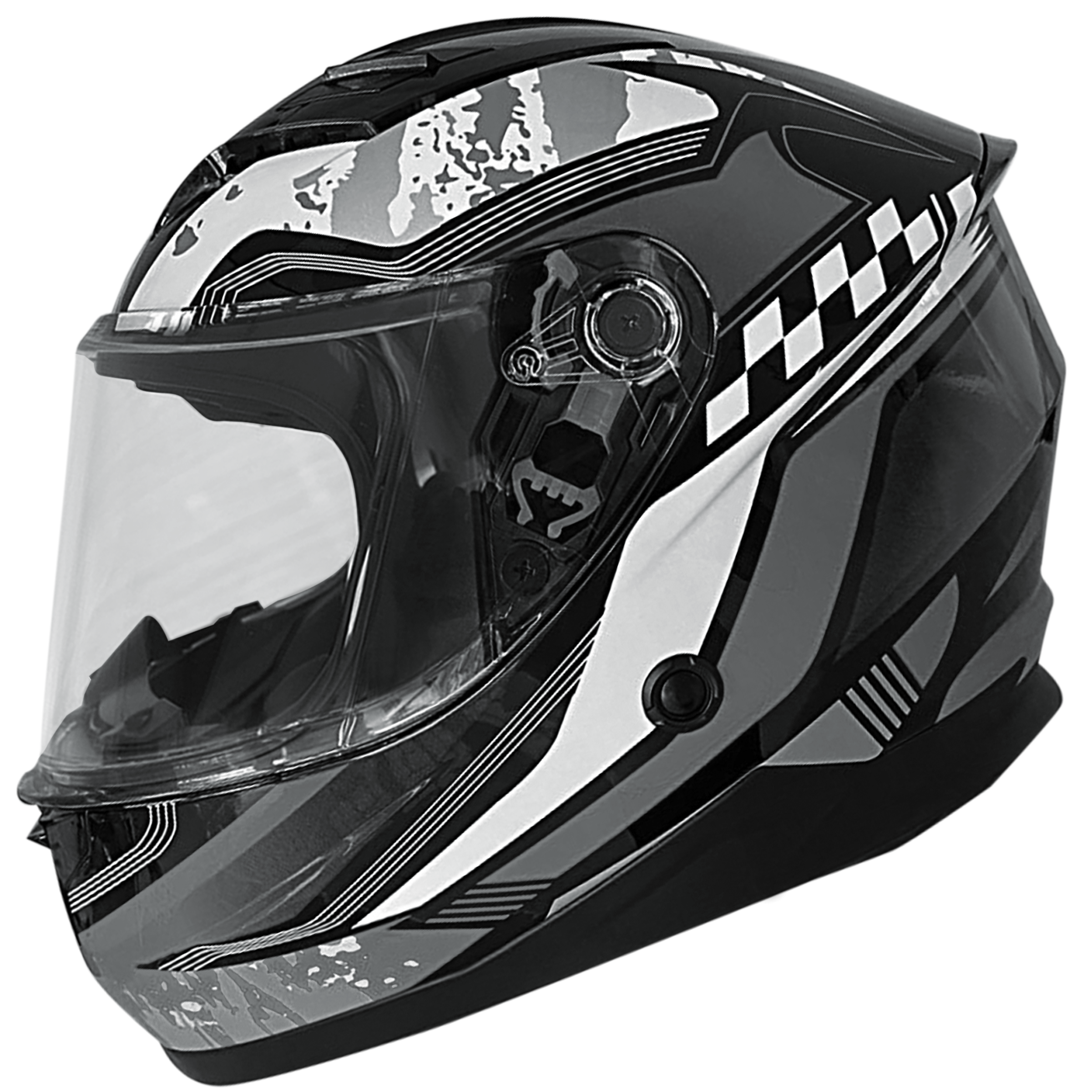 Kask motocyklowy dziecięcy ROCC 42 Jr. szary