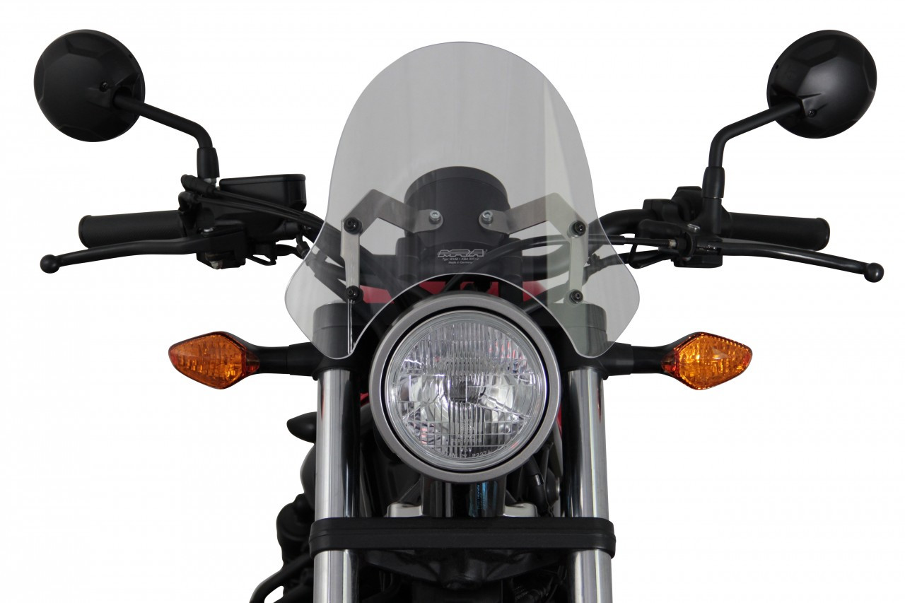 Szyba motocyklowa MRA HONDA CMX 500 REBEL 2017-2019, forma NSP, bezbarwna