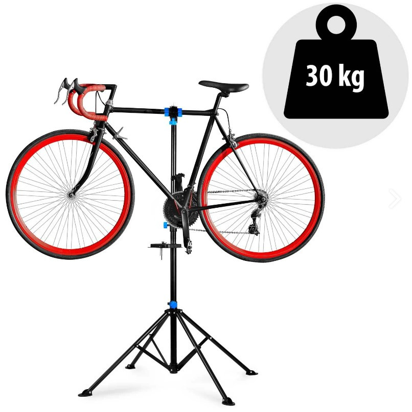 Stojak rowerowy serwisowy wieszak na rower Roxar do 30kg czerwony