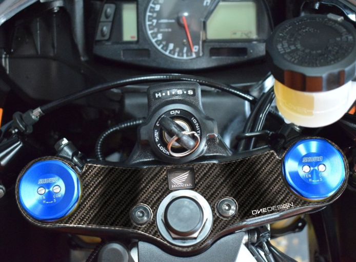 ONEDESIGN Naklejka na półkę kierownicy Honda CBR 600RR 2007/2016