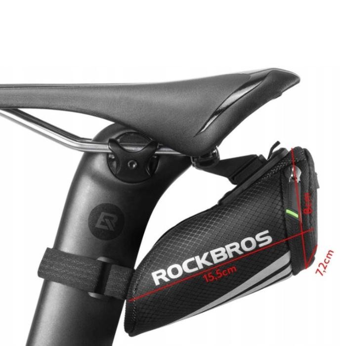 Sakwa, torba rowerowa podsiodłowa na klips mała ROCKBROS RB.BAG007 0,6 l