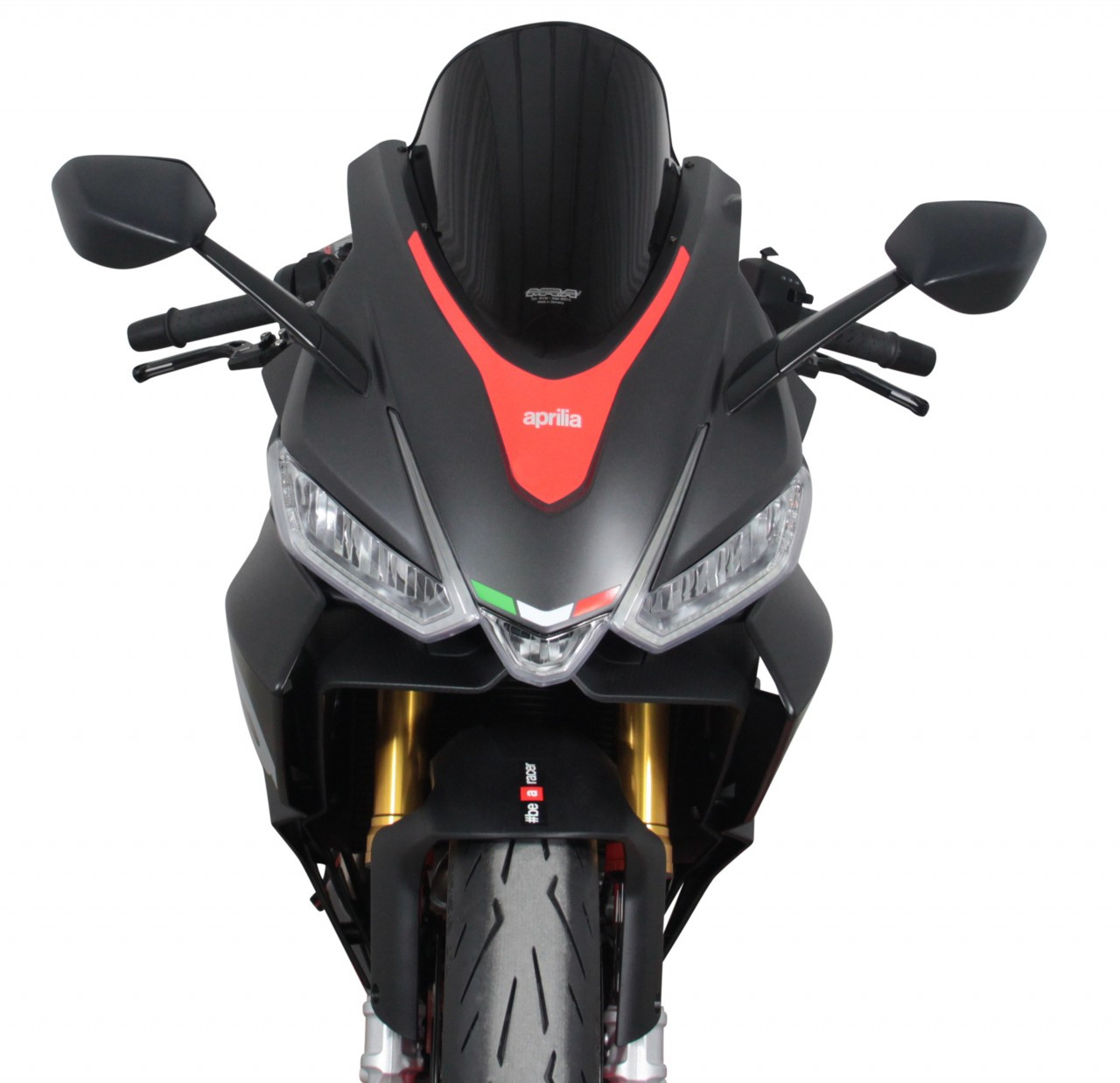 Szyba motocyklowa MRA APRILIA RS 660 2021-, forma R, czarna