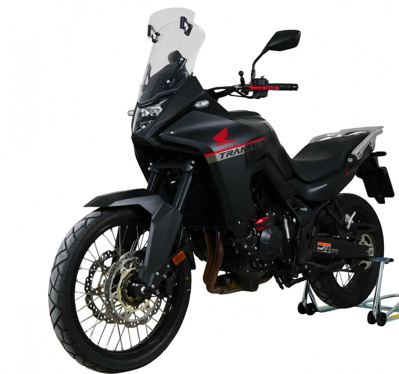 Szyba motocyklowa MRA HONDA XL 750 TRANSALP 2023-2024, forma VTM, bezbarwna