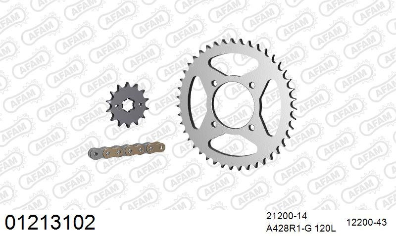 Zestaw napędowy AFAM do YAMAHA Z 125