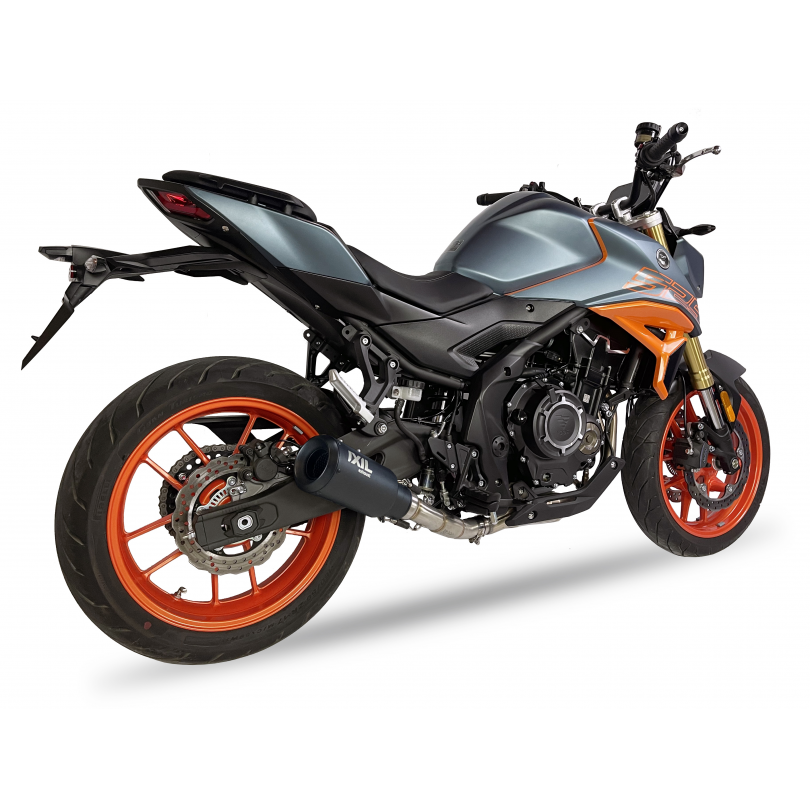 Tłumik IXIL VOGE 525 R typ RB (waga: 900g, długość: 230 mm., materiał: Inox AISI304, kolor: Black painted) SLIP ON - RACE XTREM