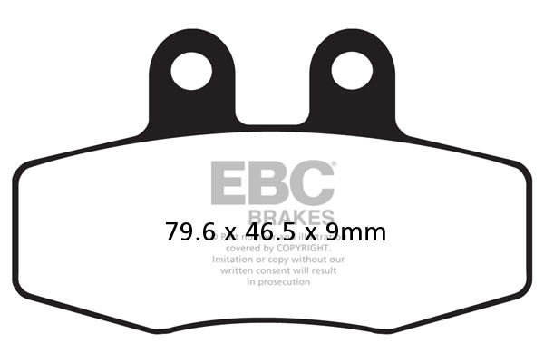 EBC Brakes Klocki hamulcowe EBC FA132 (kpl. na 1 tarcze)