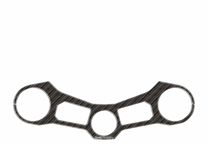 ONEDESIGN Naklejka na półkę kierownicy Ducati Panigale V4R 1000 2019-2020 / V4 1100 2018-2023 - V4 S 1000 2018-2021 / V4 S 1100