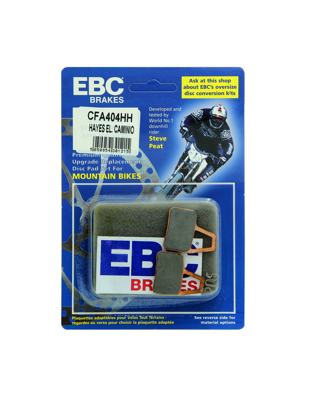 CFA404HH - Klocki hamulcowe rowerowe (spiekane) EBC Brakes
