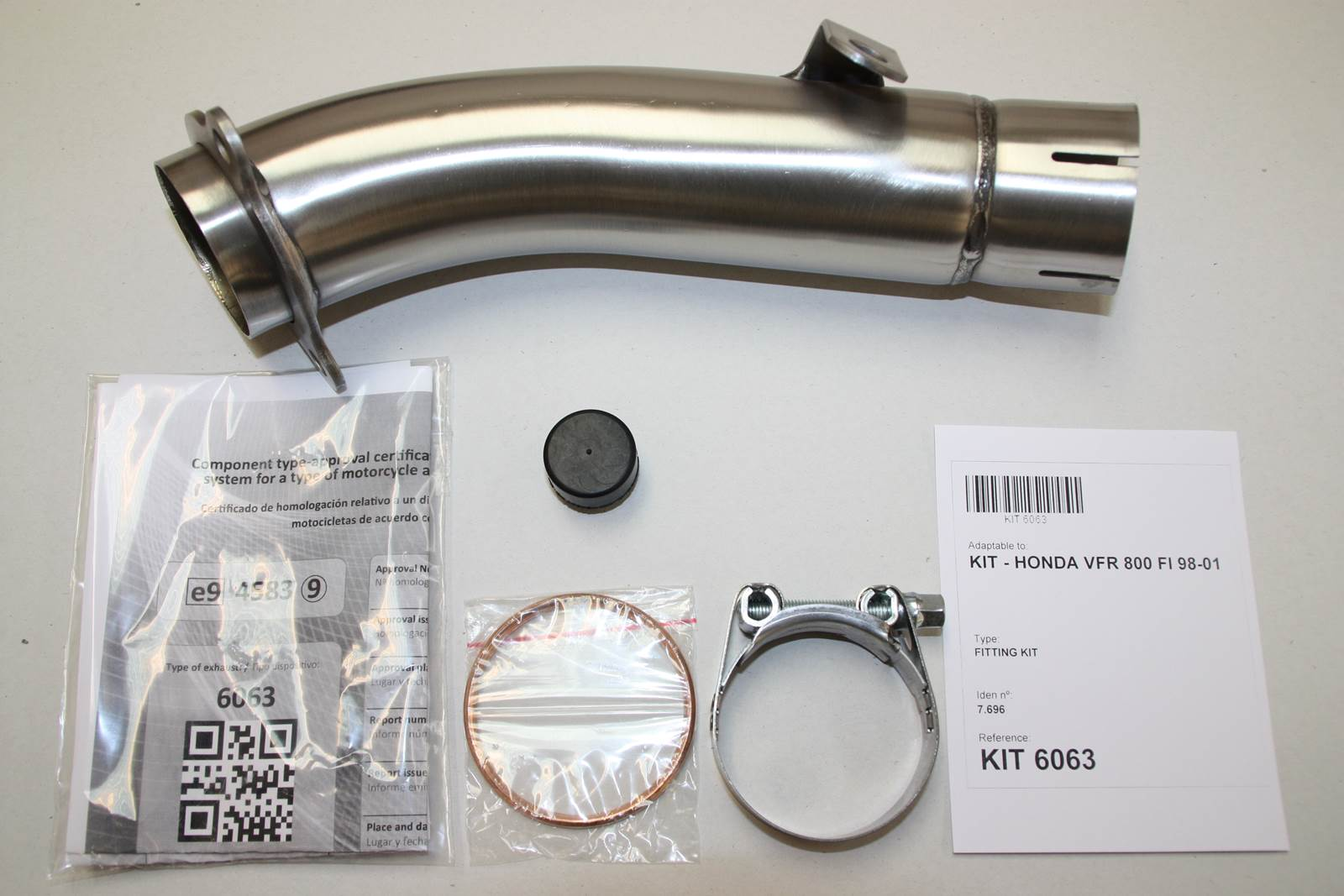 Tłumik IXIL HONDA VFR 800 Fi 98-01 (RC46) typ SOVE (waga: 3000g, długość: 423 mm., materiał: Inox AISI304, kolor: Black painted)