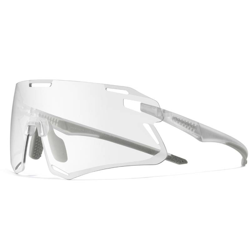 Okulary rowerowe / sportowe fotochrom ROCKBROS UV400 14120007009 biały/szary