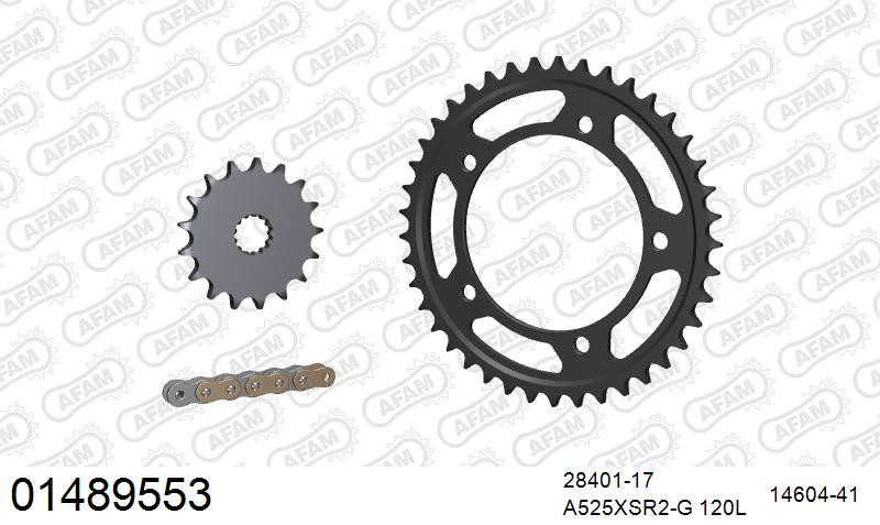Zestaw napędowy AFAM do SUZUKI DL 1000 A V-Strom ABS L4,L5,L6,L7,L8,L9, DL 1000 XA V-Strom XT ABS L7,L8,L9
