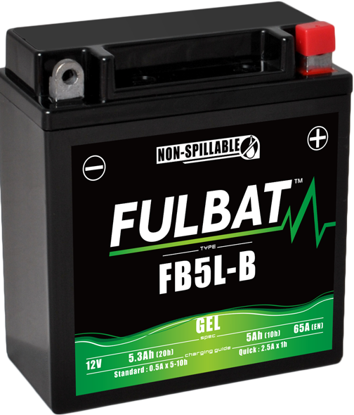 Akumulator FULBAT FUL GEL - FB5L-B / YB5L-B (Żelowy, bezobsługowy)